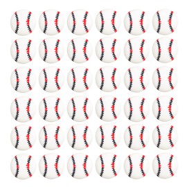 20 piezas de decoración para cupcakes de béisbol de resina montada con temática deportiva para magdalenas, temática de béisbol, baby shower, niños, fiesta de cumpleaños, decoración de pasteles