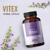 Herbamama Suplemento Vitex Balance Hormonal Para Mujer 100caps Sabor Sin