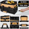 Tool Bag,16-Inch Heavy Duty Tool Bags for Men,27 Pockets Tool