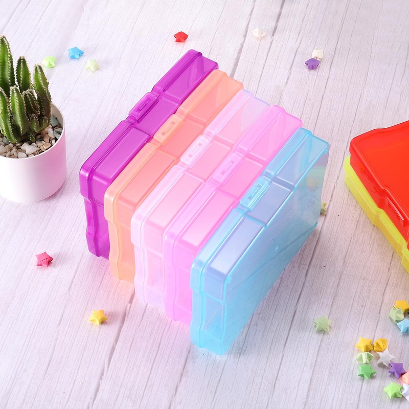 PATIKIL 5x7 Photo Storage Box, 2 Pack Photo Boxes Storage