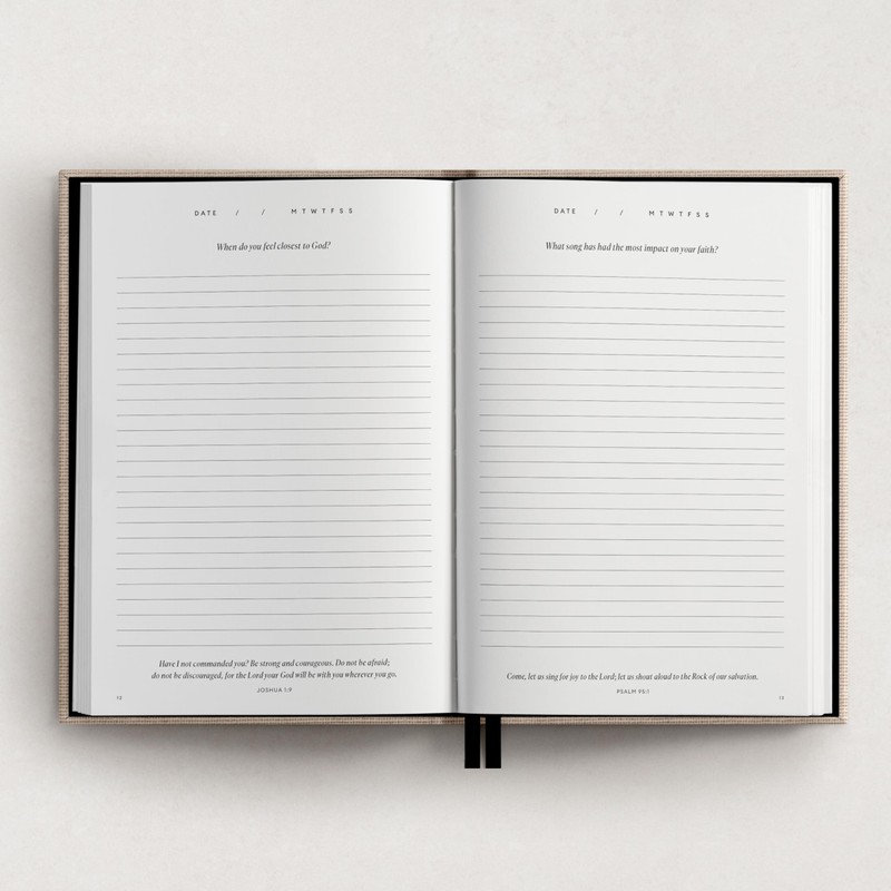 365 Days Of Faith Notebook, Bible Study Notebook For Women