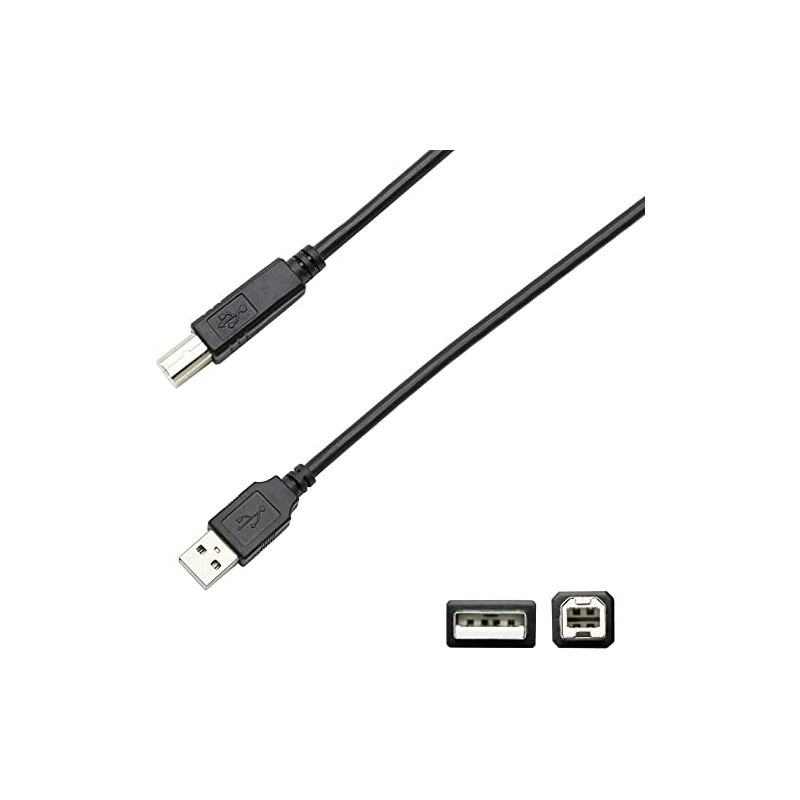 MIDI Controller USB Cable USB B MIDI Cable Cord Compatible