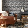 Commomy 10 Pcs 3D Faux Brick Wall Panels Peel and