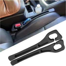 Organizador de Espacio para Asiento de Coche, 2 Unidades, Relleno de Espacio con Ranura de Almacenamiento Entre Asiento y Consola, Organizador Universal Anti-Goteo para Accesorios de Auto, SUV