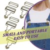 DALQUIS 8 Sets Metal Overalls Buckles, 1.62" Overall Clip Replacement,