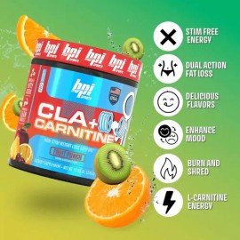 Bpi Cla  Carnitina 12.34oz 50 Serv Suplemento Alimenticio Sabor Sandía                                                                                