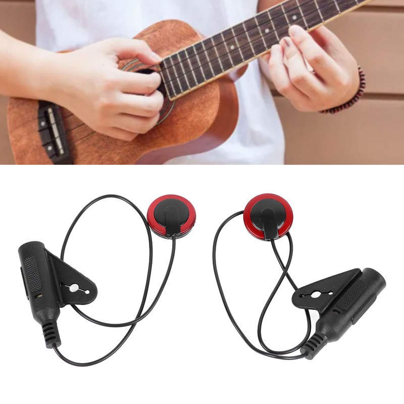 Piezo Contact Microphone Pickup EQ Electric Guitar Parts for Violin