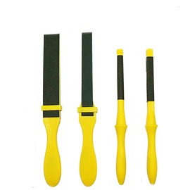4 Pcs Sandpaper Stick, Plastic Sanding Sticks Kit, Manual Polishing Sandpaper Roll for Grinding Wood Metal