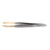 Manicare Tweezers Flat Gold Tip (36400)