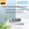 Viborg BNC Connector VD302R Rhodium-Plated Pure Copper BNC RF Coaxial