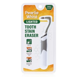 Pearlie White Lighted Tooth Stain Eraser For Coffee and Yellow Stains