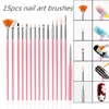 FULINJOY 20 Pcs Nail Art Design Tools, 15 Pcs Nail