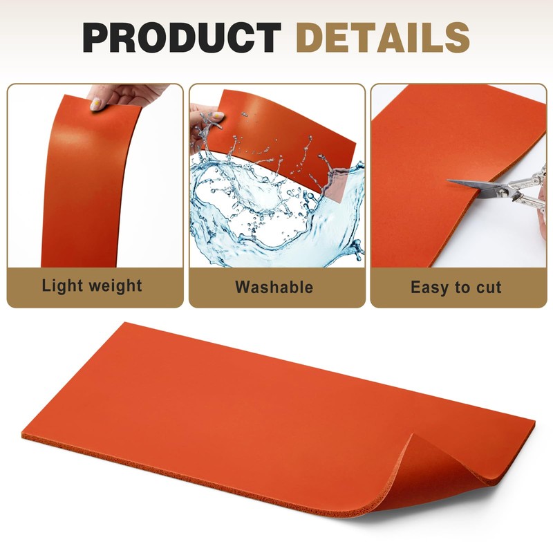 Pushglossy 3 Pcs Silicone Heat Press Cover Pad 1/8" X