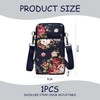 SLAXJNE 1PC Women Phone Bag Floral Pattern Multi-Function Shoulder Bag