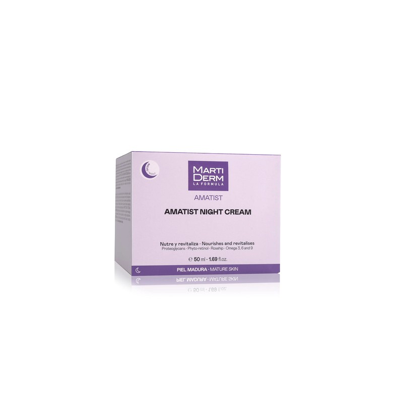 MartiDerm Night Cream Amatist, Nutre y Revitaliza, Pieles Maduras 50ml