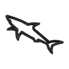 Car Emblems and Badges, Shark Car Window Stickers, Hollow Weatherproof Sun-Resistant Modification Side Label for Truck Motorcycle