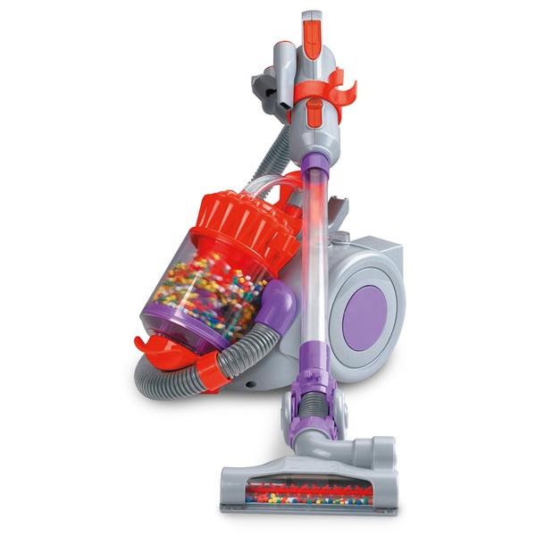 Casdon Dyson DC22 Vacuum Cleaner | Toy Dyson DC22 Vacuum Cleaner For Children Aged 3+ | Features Working Suction, Just Like The Real Thing,Grey/Purple/Red