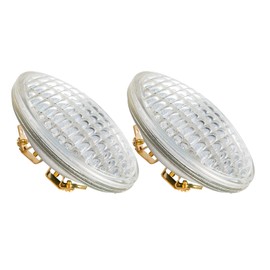 SHUWDKAR PAR36 LED Landscape Light Bulb, 36 Watt Halogen Equivalent 6W 600 Lumen, Bright White 3000K, PAR36 LED 12V for Landscape Lighting,Off-Road Vehicles,RV Vehicles,Tractor, 2 Pack