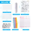 Binder Budget Notebook A6, 30 Pieces, 6 Holes Budget Binder