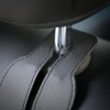 Jayanes Genuine Leather Car Seat Hooks for Headrest - Flexible