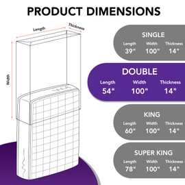 Mattress Bag for Moving and Storage, 5 Mil Heavy Duty Bed Mattress Cover, Mattress Protector Super Thick and Tear Resistant (Double)