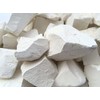 Natural Edible Clay Chunks, Pure White Crunchy Chalk, No Additives