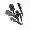 T4B LUSSONI Flexible Hair Brush, Detangling Brush, Antistatic Styling Brush,