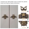 Cabinets Knobs 12pcs,Bee Cabinet Knobs, Mental Cupboard Door, Decorative Dresser