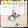 40 PCS Shelf Support Pegs Shelf Pins Cupboard Shelf Pegs,