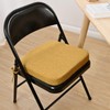 SINOSSO Memory Foam Chair Cushions for Folding Chairs 4 Pack,