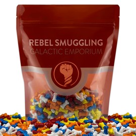 Dog Bone Shaped Candy Bulk 2lb Bag by Rebel Smuggling Galactic Emporium.