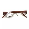 Salsa SA804 BR Brown Rectangular Eyeglasses Plastic metal Frames 50[]17