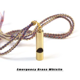 Fishknow Bear Bells for Hiking,Safety Brass Bear Whistle Emergency to Scare Bears for Outdoor Camping,Hanting and Boting