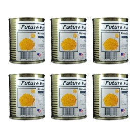 Future Essentials Freeze Dried Sharp Cheddar Cheese Long Storage Emergency Food - Pack of 6 Cans