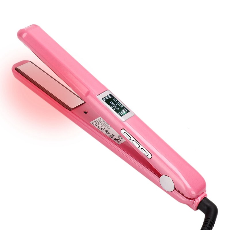 Ultrasonic Infrared Hair Straightener Cold Wave Hair Straighten Curling Iron