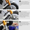 Universal Motorcycle Front Fender Bracket Front Wheel Mudguard Mount Plates