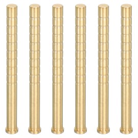 PATIKIL 250 Grain Archery Arrow Brass Insert, 6 Packs Insert Screw Copper Brass Arrow for .244/6.2mm Carbon Arrows