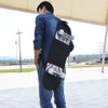 NA Skateboard Bag Longboard Carry Bag Black Skateboard Bag One
