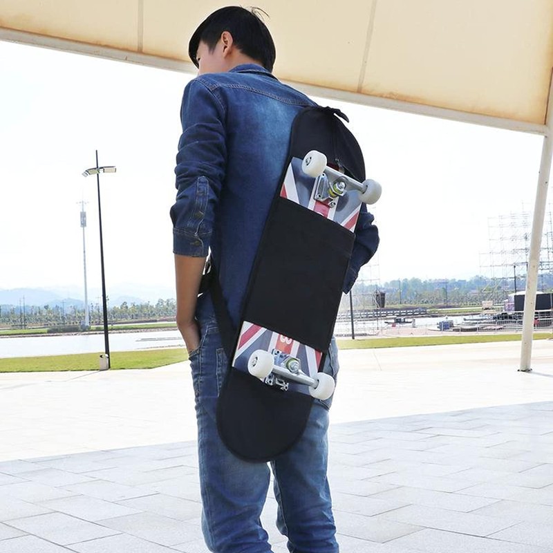 NA Skateboard Bag Longboard Carry Bag Black Skateboard Bag One