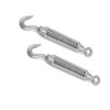 Set Of 15 M Galvanised Wire Rope 3 mm Strand: