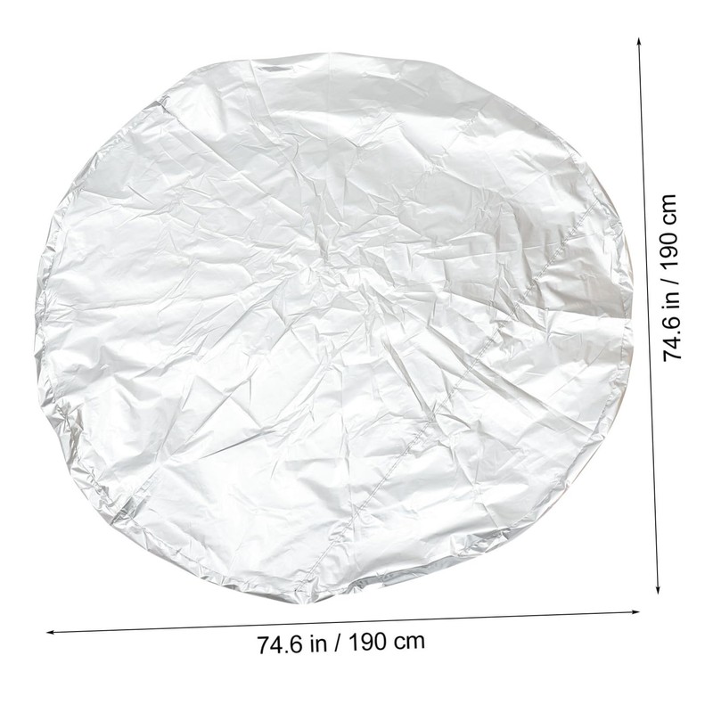 Outanaya 1Pc Round Hot Tub Cover Outdoor Bathtub Protector Durable