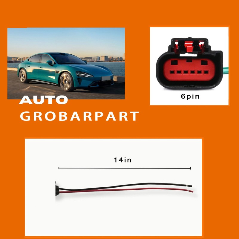 GROBARPART PTA2904, S-2409, S2409, 1P2368 Electronic Throttle Body Connector Wiring