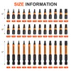 COMOWARE Impact Torx Bit Set 36pcs (TT5-TT40), S2 Steel Security