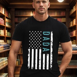 cobaba Dada New Dad Shirt for Fathers Men Birthday Day Gifts