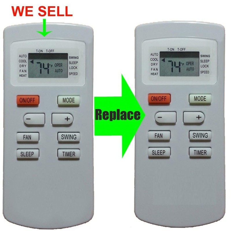 Replacement for Soleus Air SoleusAir Air Conditioner Remote Control YX1FF