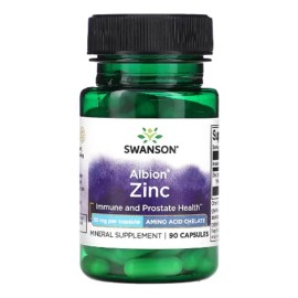Zinc Premium 30mg 90 Capsulas Inmunidad Antioxidante Swanson