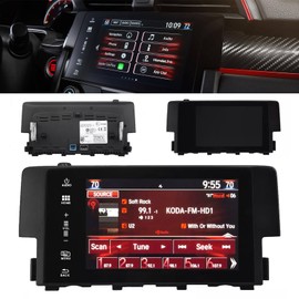 VORGENS 7'' LCD Touch Screen Radio Compatible with Honda Civic Coupe/EX/LX, 1.5L/2.0L, l4, Gas, 2016 2017 2018#Replace 39710-TBA-A11 39710-TBA-A21 Navigation Touch Screen Multifunction Screen