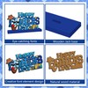 Fathers Day Decorations, 4Pcs Happy Father's Day Wooden Table Centerpieces
