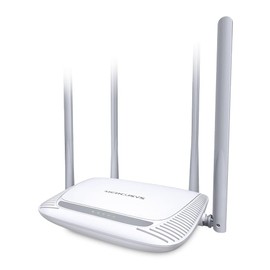 Mercusys MW325R, 300Mbps Inalámbrico N WiFi Router, 1 * 10 / 100M WAN + 3 * 10 / 100M LAN, 4 * Antenas Fijas, 2 Años de Garantía, Color Blanco