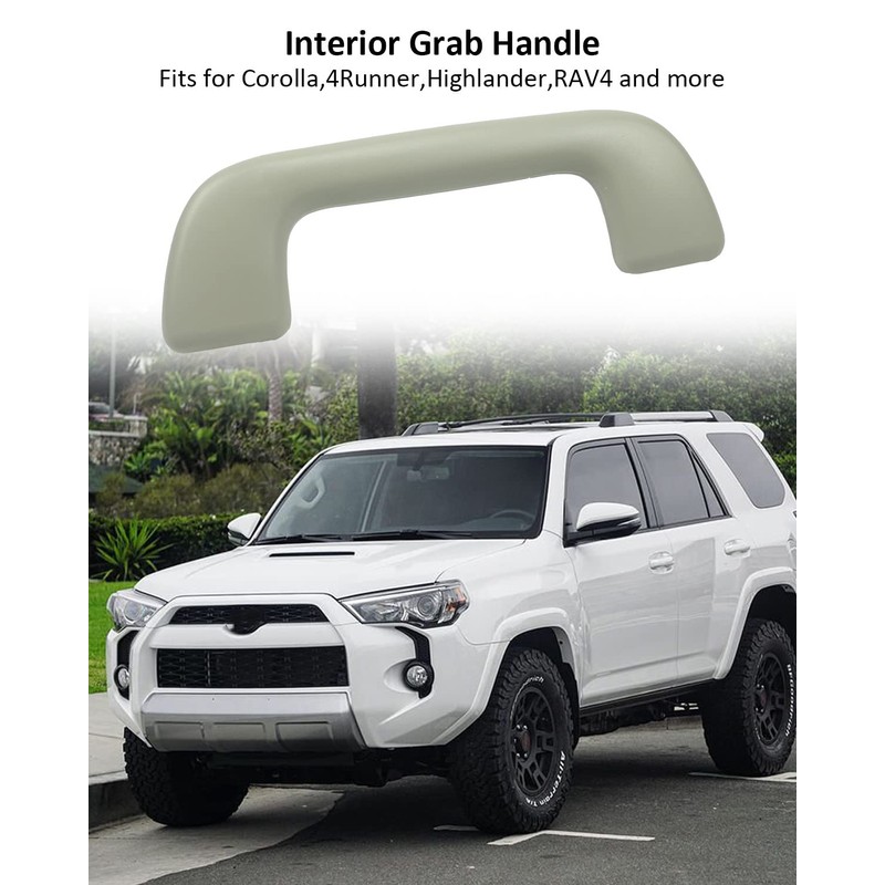 YIGUCS Auto Roof Pull Handle Grab Rail Grey Without Hook